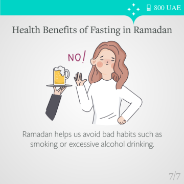 avoid bad habits such as smoking or excessive alcohol drinking